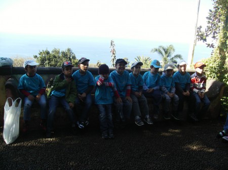 Algumas crianças do Pré 2 (Jardim Botânico)