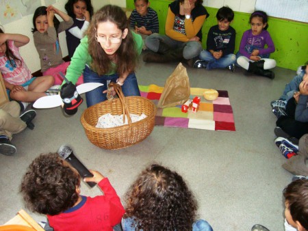 Dramatização com fantoche