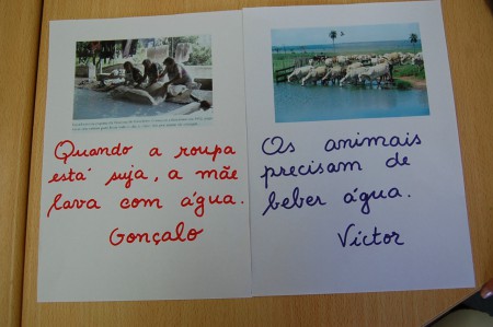 Registos da atividade O Ciclo da Água